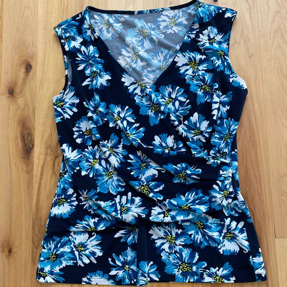 Ann Taylor Loft Faux Wrap Top